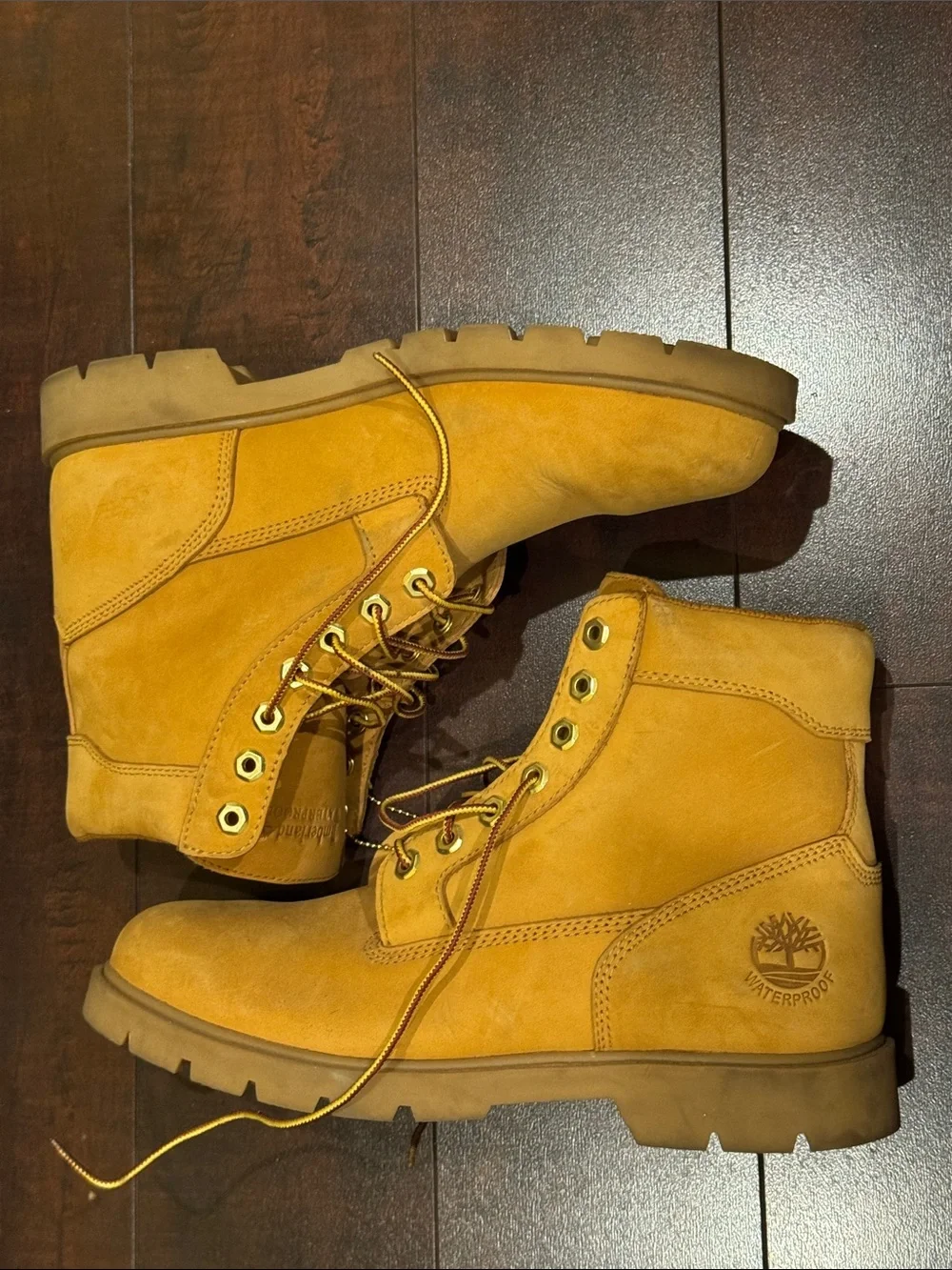 Pre-owned Men’s Timberland Classic 6-Inch Wheat Nubuck Boots 8.5M w/o Box